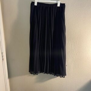 Liz Claiborne Classic Black Midi Skirt Vintage